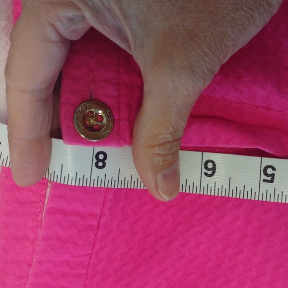 Lilly Pulitzer Textured Pink Shorts Size 4 - Picture 9 of 14